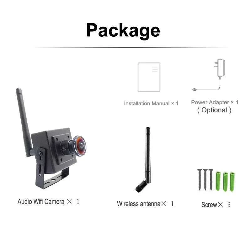 Mini WiFi Security Camera 1080P with 180° Panoramic View & Audio - Image 22