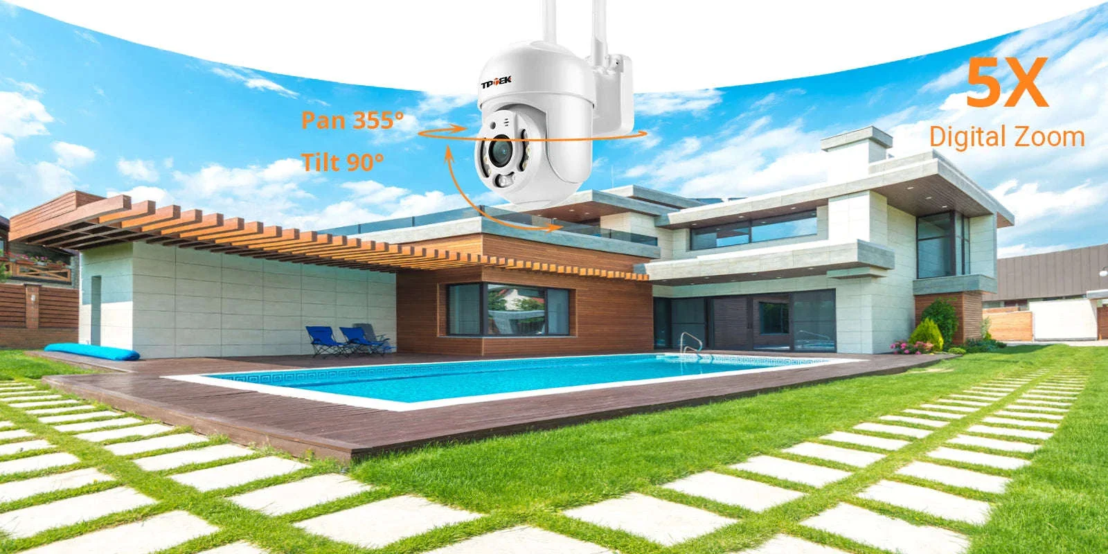 5MP WiFi PTZ Security Camera with AI Detection & Color Night Vision - Image 15
