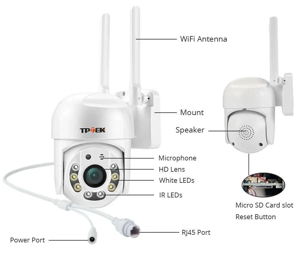 5MP WiFi PTZ Security Camera with AI Detection & Color Night Vision - Image 27