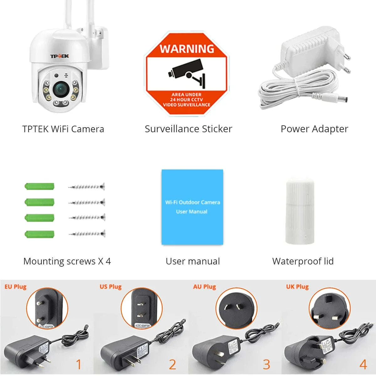 5MP WiFi PTZ Security Camera with AI Detection & Color Night Vision - Image 6