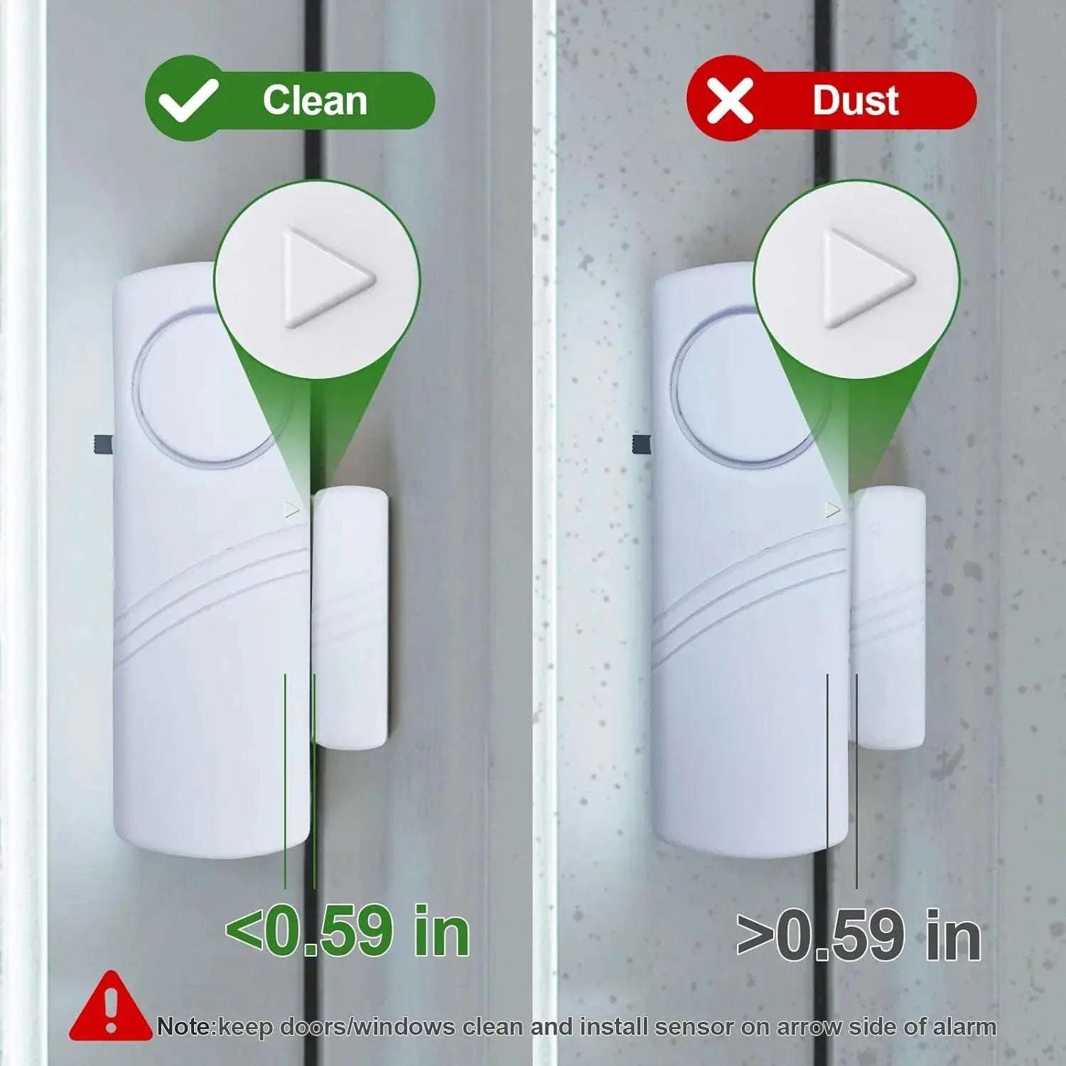 Wireless Door Window Sensor Alarm 95dB Anti-Theft Contact - Image 10