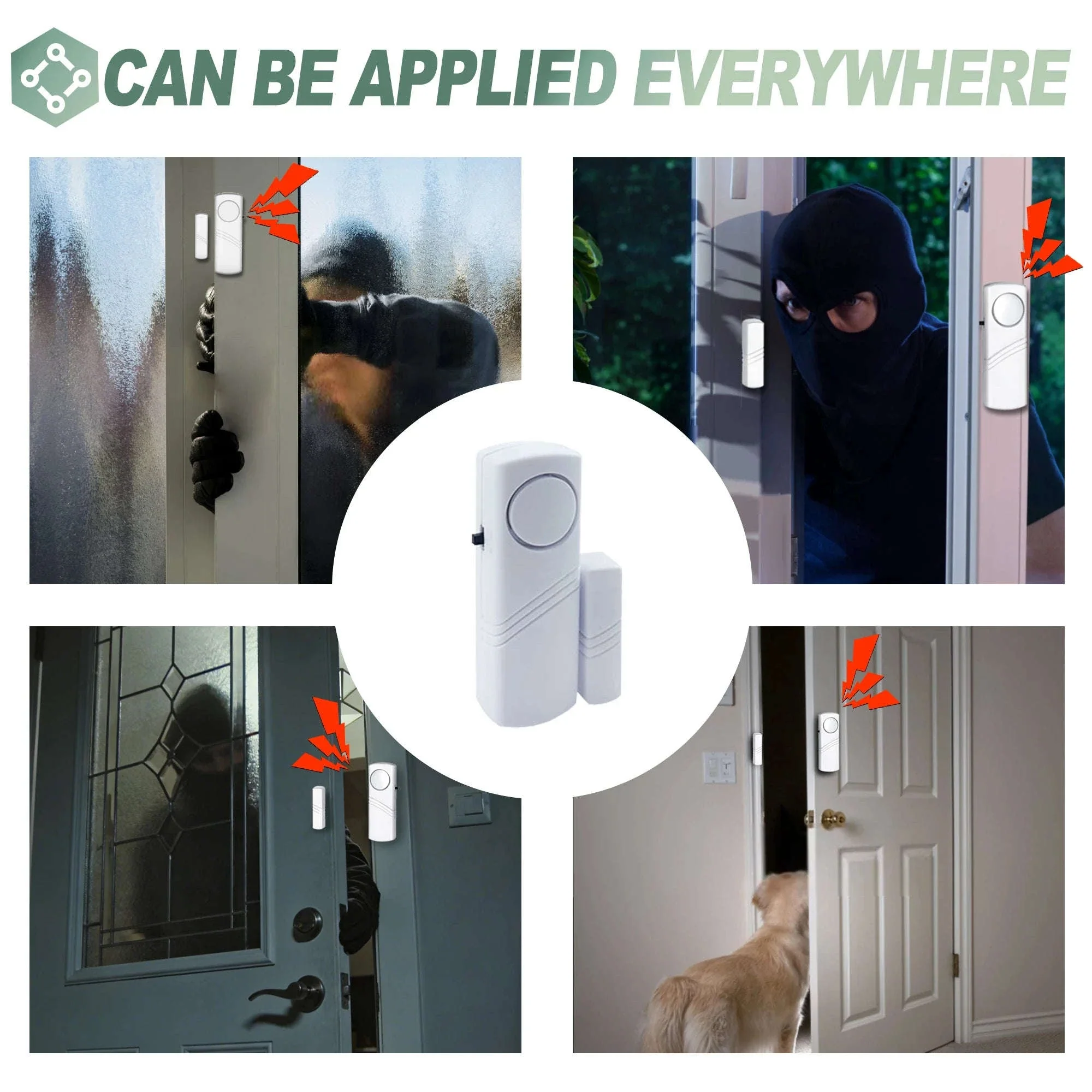 Wireless Door Window Sensor Alarm 95dB Anti-Theft Contact - Image 12