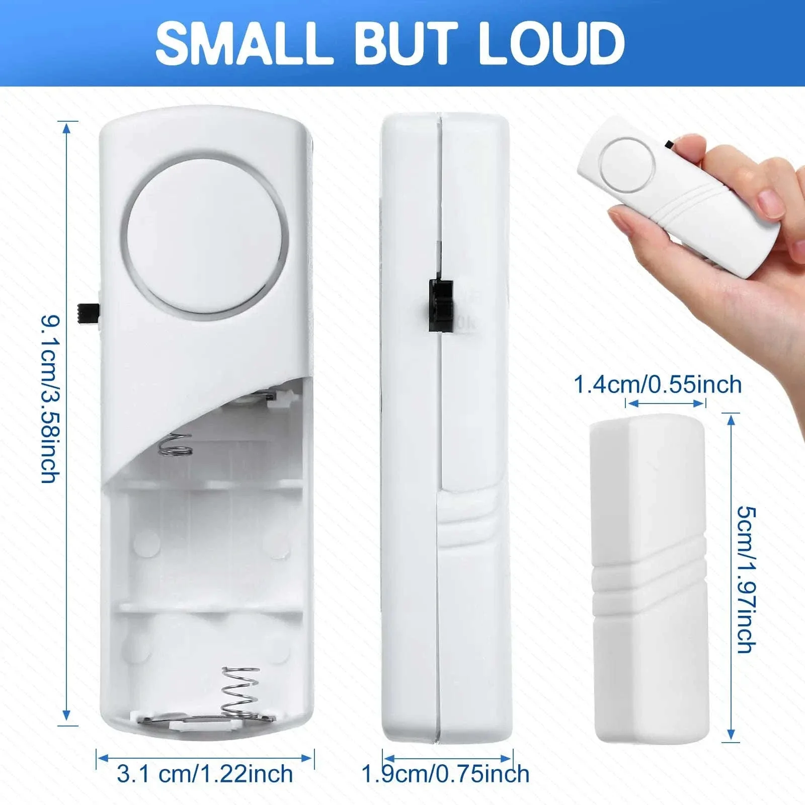 Wireless Door Window Sensor Alarm 95dB Anti-Theft Contact - Image 14