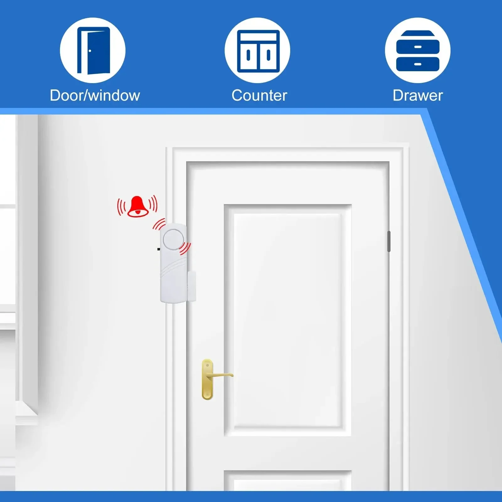 Wireless Door Window Sensor Alarm 95dB Anti-Theft Contact - Image 19