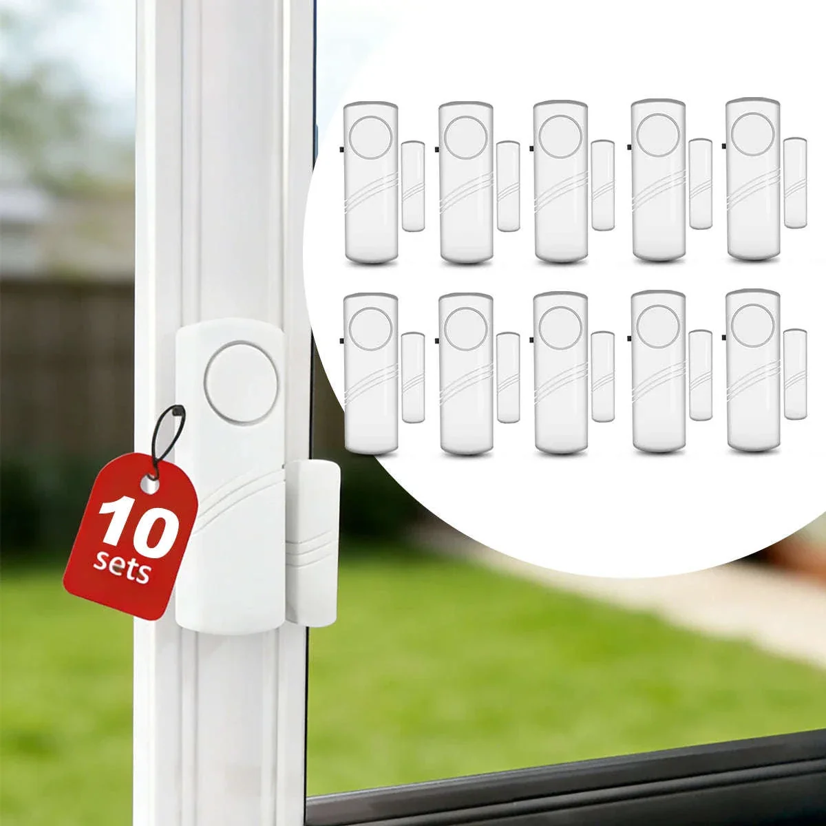 Wireless Door Window Sensor Alarm 95dB Anti-Theft Contact - Image 21