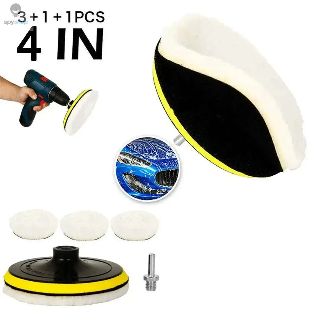 4 Inch Wool Polishing Pads for Drill Polisher - Image 4