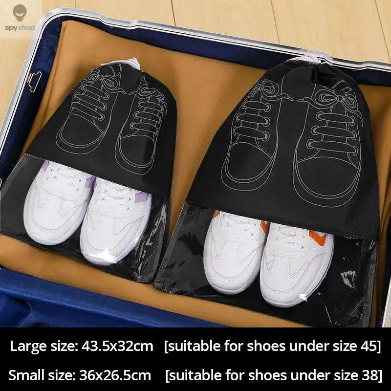 Travel Shoe Storage Bag Set 5-Pack Waterproof Organizers - Image 14