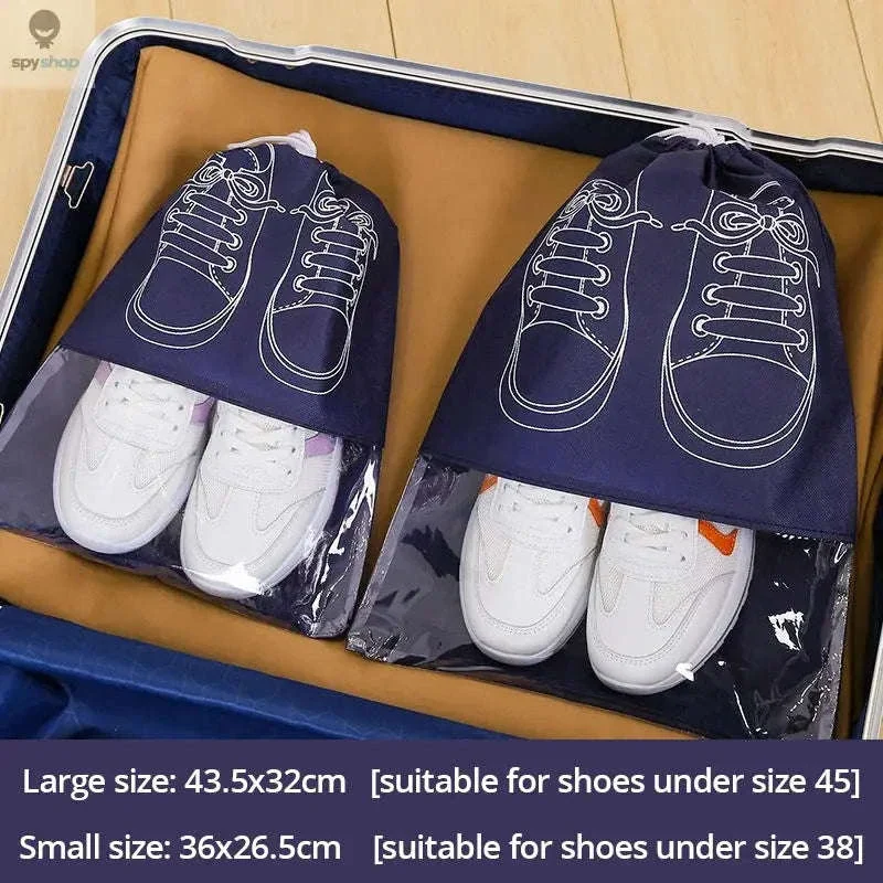 Travel Shoe Storage Bag Set 5-Pack Waterproof Organizers - Image 15