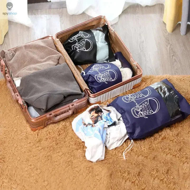 Travel Shoe Storage Bag Set 5-Pack Waterproof Organizers - Image 4