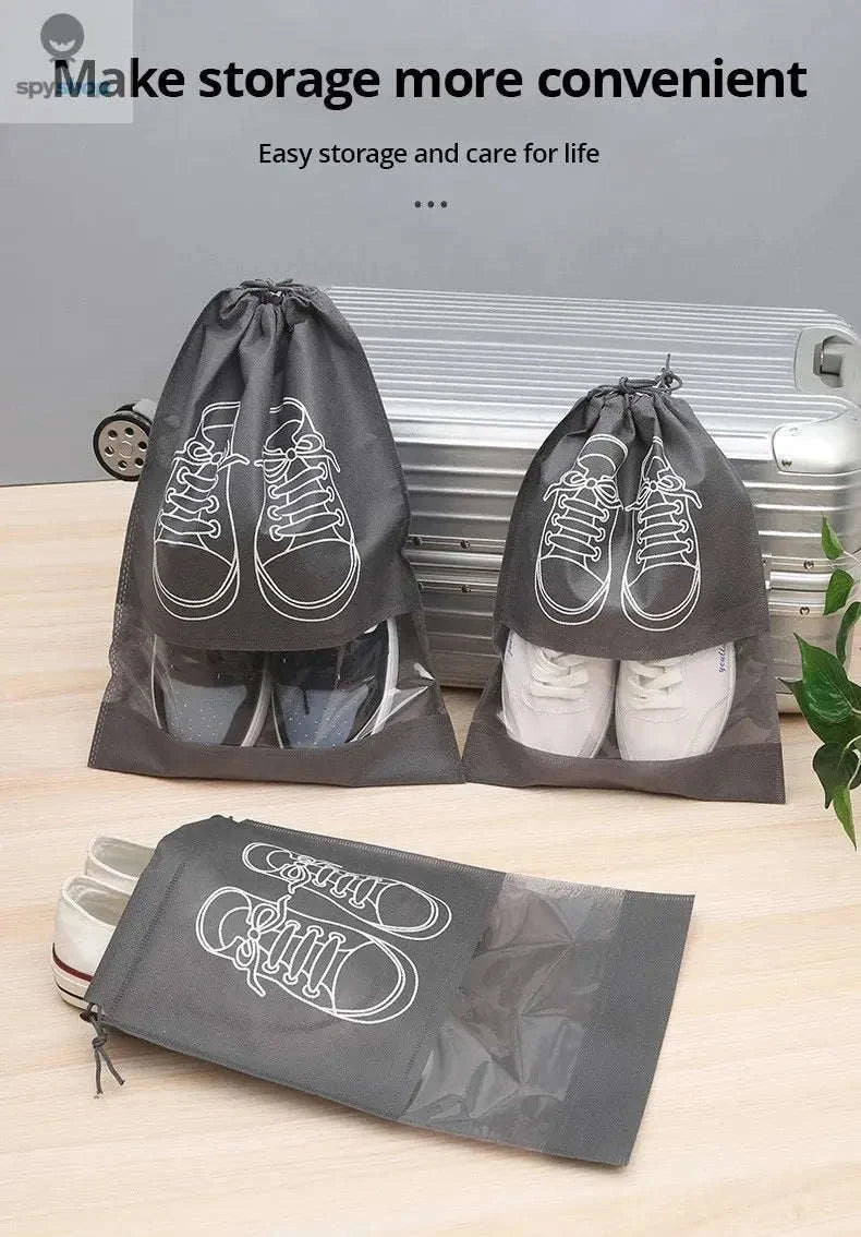 Travel Shoe Storage Bag Set 5-Pack Waterproof Organizers - Image 8