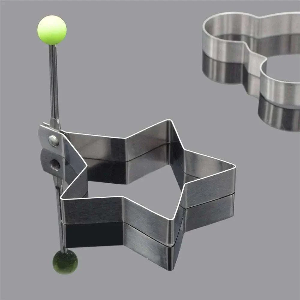 5-Piece Stainless Steel Egg Mold Ring Set for Fun Breakfasts - Image 10