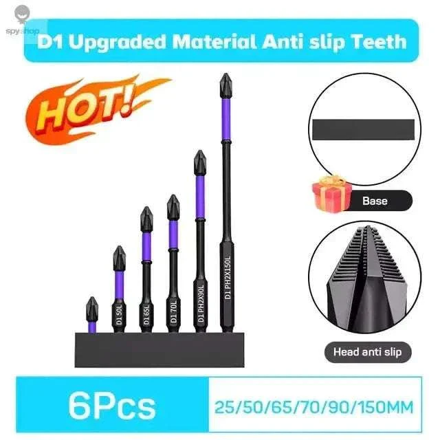 Magnetic Screwdriver Bit Set for Precise, Controlled Fastening - Image 16