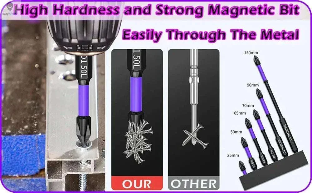 Magnetic Screwdriver Bit Set for Precise, Controlled Fastening - Image 7
