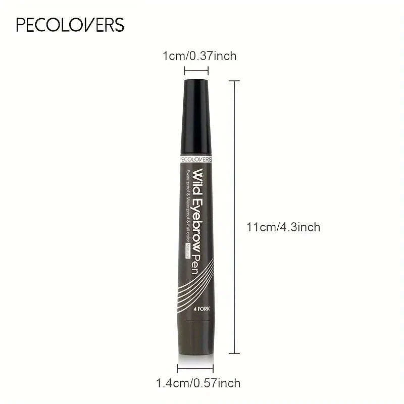 Waterproof Eyebrow Pen, 4-Split Tip Tattoo Pencil - Image 4