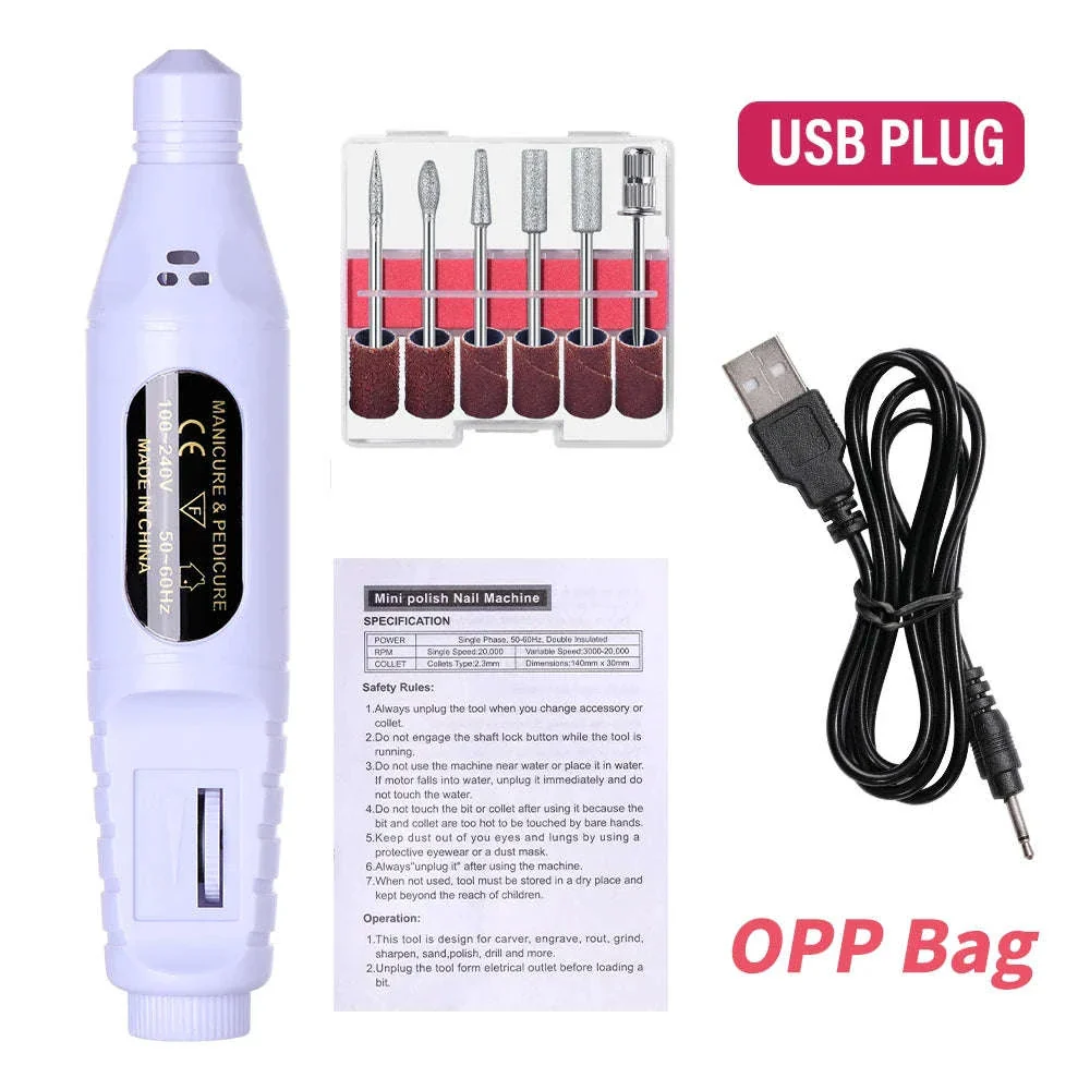 6-in-1 Electric Nail Drill Kit for At-Home Manicures - Image 13