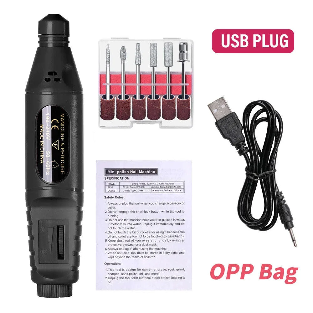 6-in-1 Electric Nail Drill Kit for At-Home Manicures - Image 7