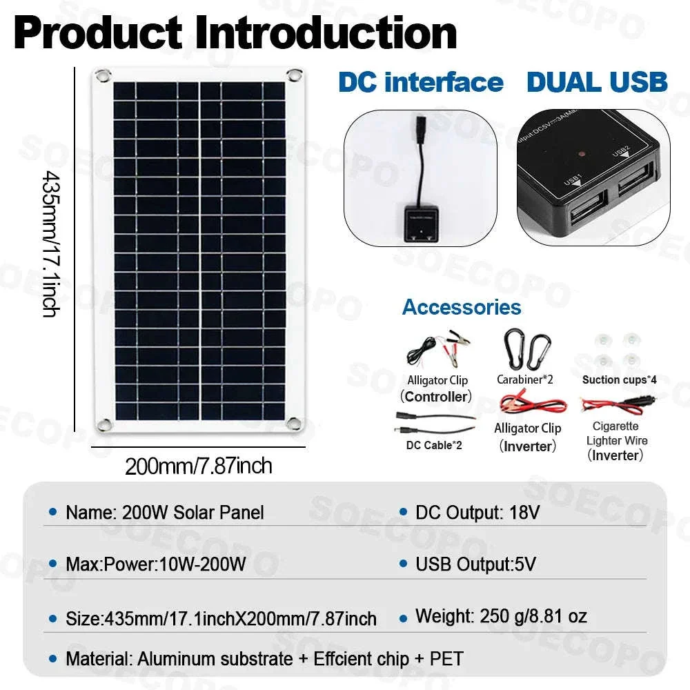 6000W Solar Power Kit with Inverter & 100A Controller for Off-Grid Use - Image 3