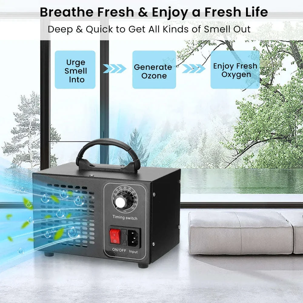 60g/h Ozone Generator Air Purifier for Home, Car & Office - Image 3