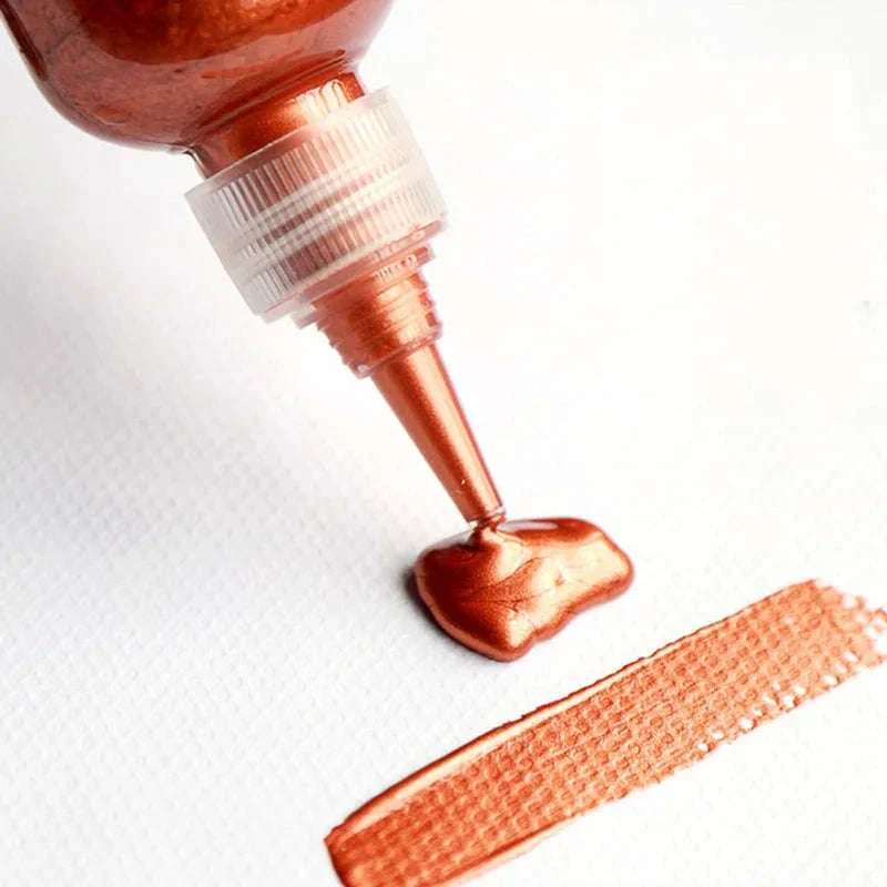 60ml Gold Metallic Acrylic Paint for DIY Projects - Image 7