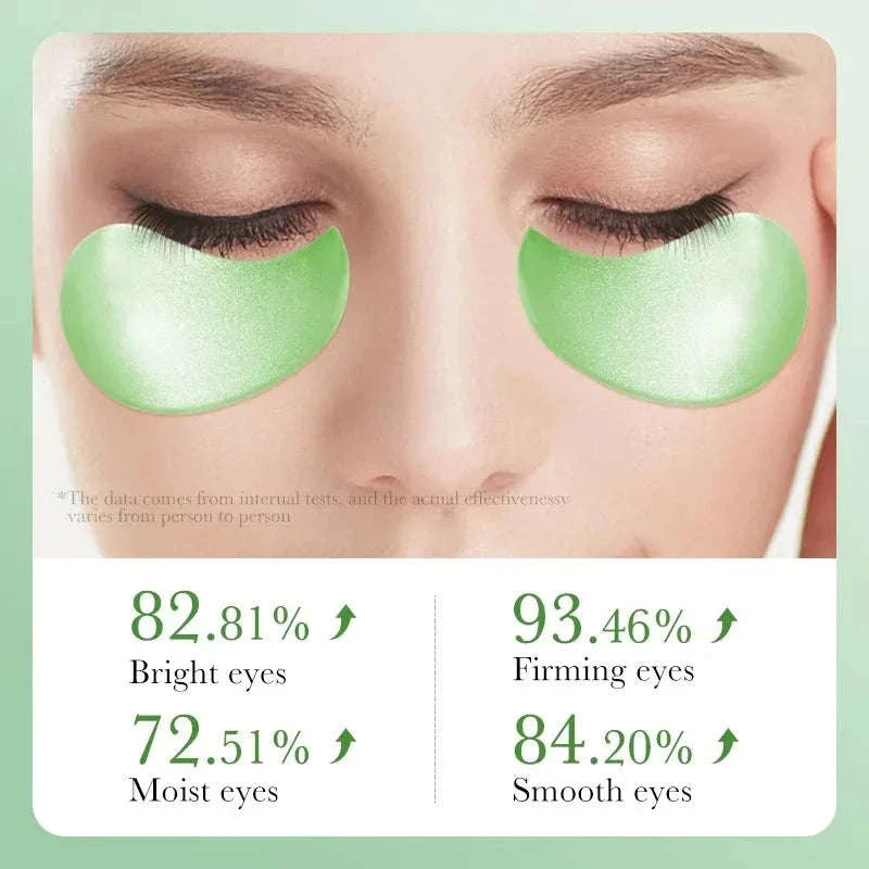 Aloe Vera Collagen Eye Masks, 60 Single-Use Hydrating Patches - Image 2