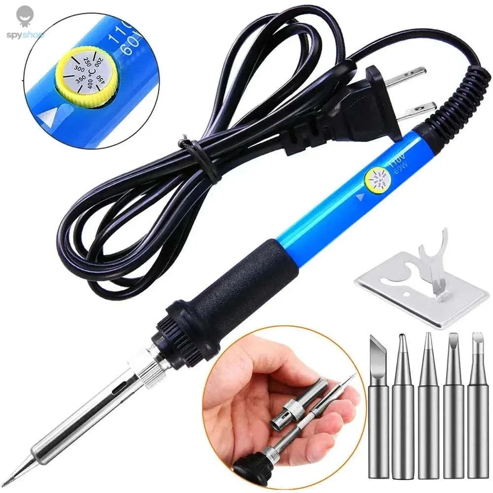 Adjustable Temperature Soldering Iron 60W for DIY Electronics - Image 13