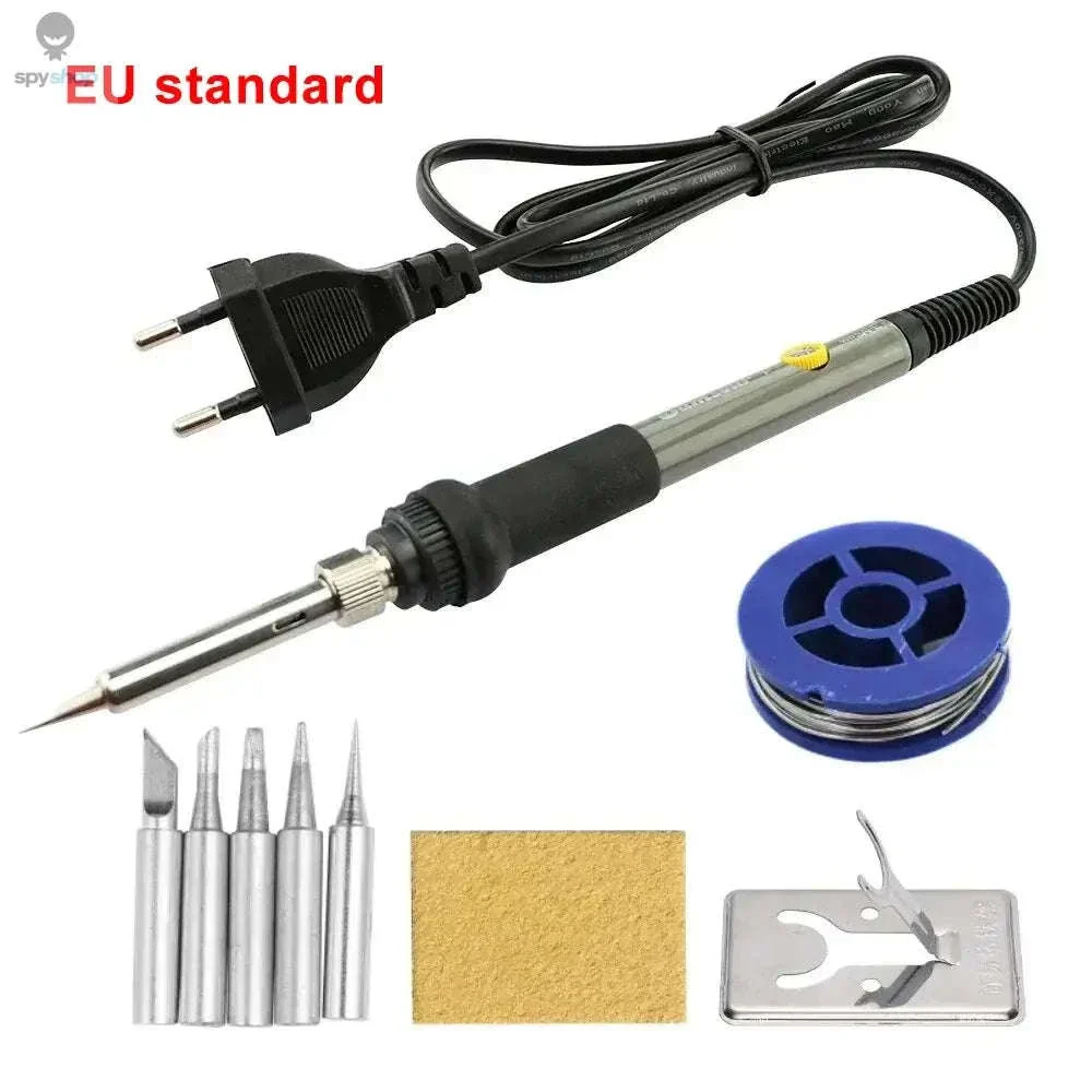 Adjustable Temperature Soldering Iron 60W for DIY Electronics - Image 23