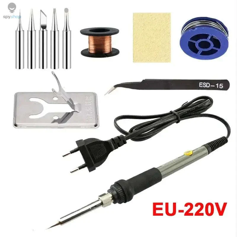 Adjustable Temperature Soldering Iron 60W for DIY Electronics - Image 24