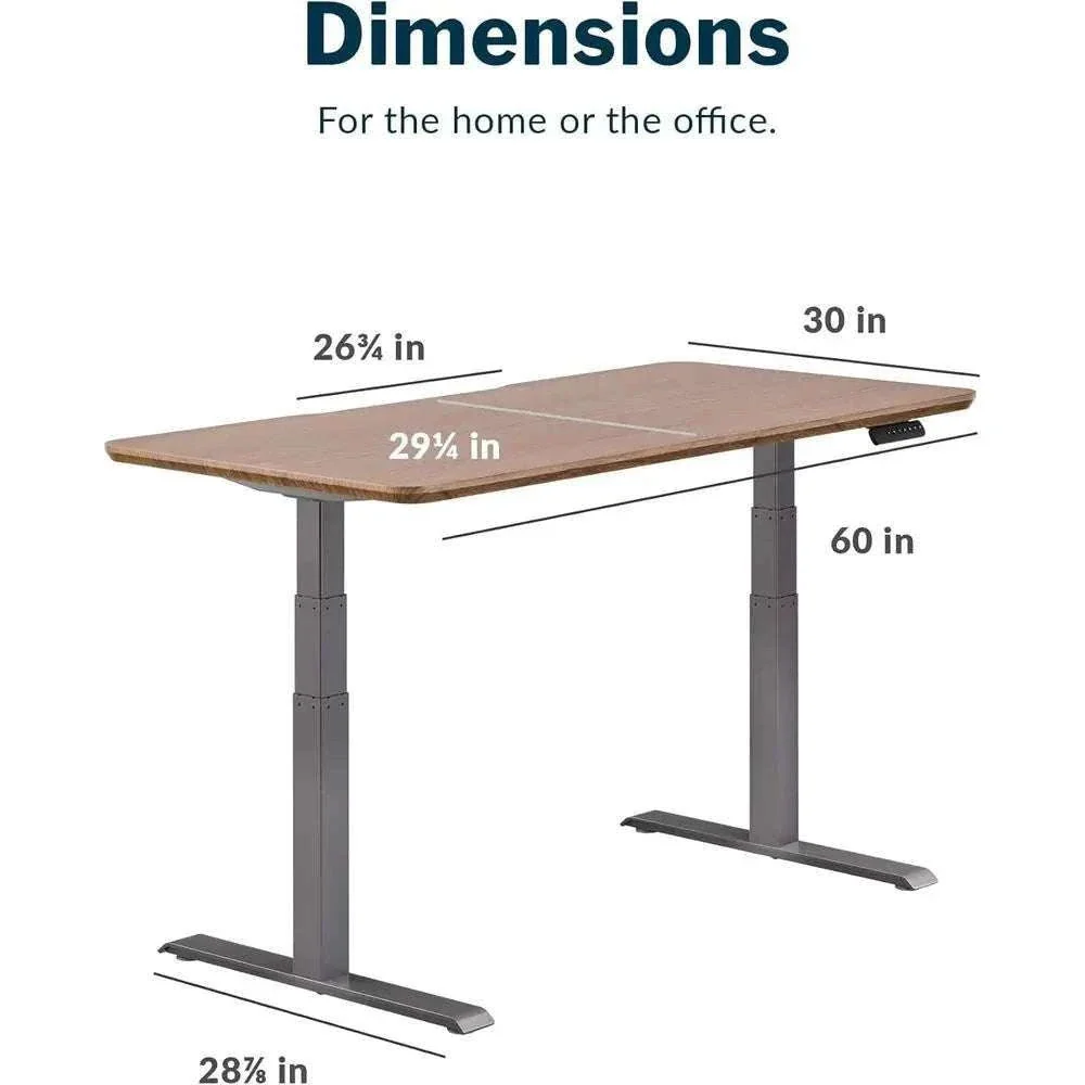 60x30 Electric Standing Desk with Dual Motor & Memory Presets - Image 8