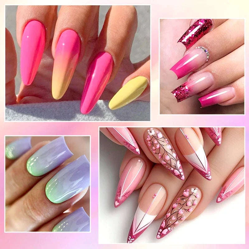 6-Piece All-Season Gel Nail Polish Set for Lasting Color - Image 3