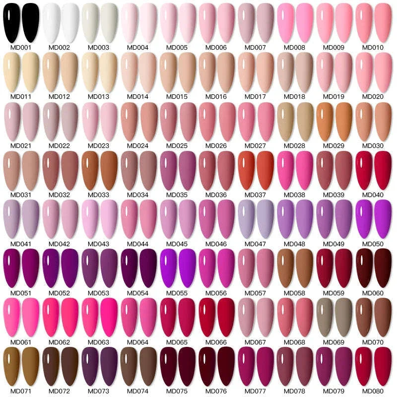 6-Piece All-Season Gel Nail Polish Set for Lasting Color - Image 5