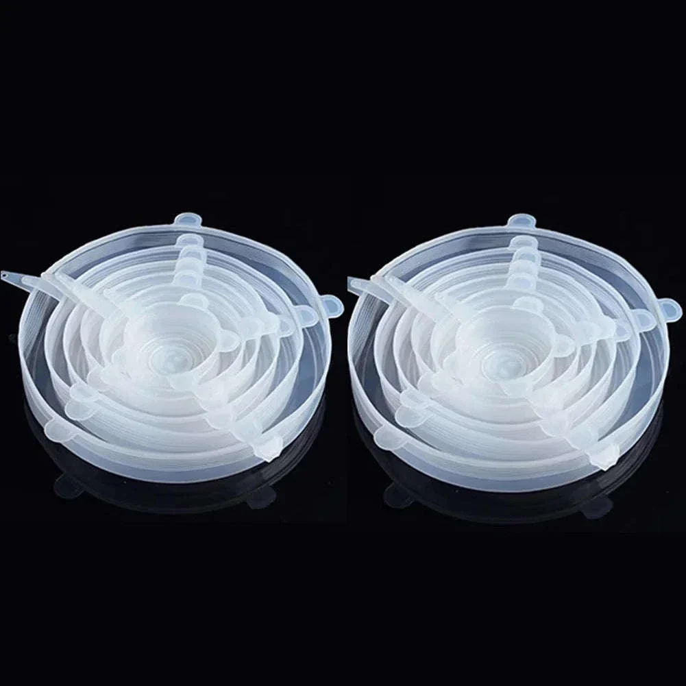 6-Piece Silicone Stretch Lid Set for Bowls and Microwave - Image 24