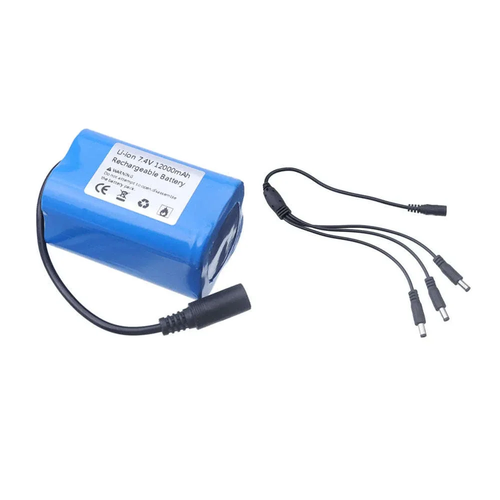 RC Bait Boat Battery 7.4V 12000mAh for Longer Fishing Runs - Image 12