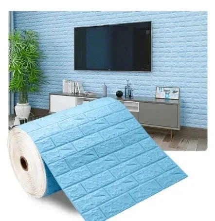 3D Foam Brick Wallpaper Roll – Peel and Stick Wall Covering - Image 16
