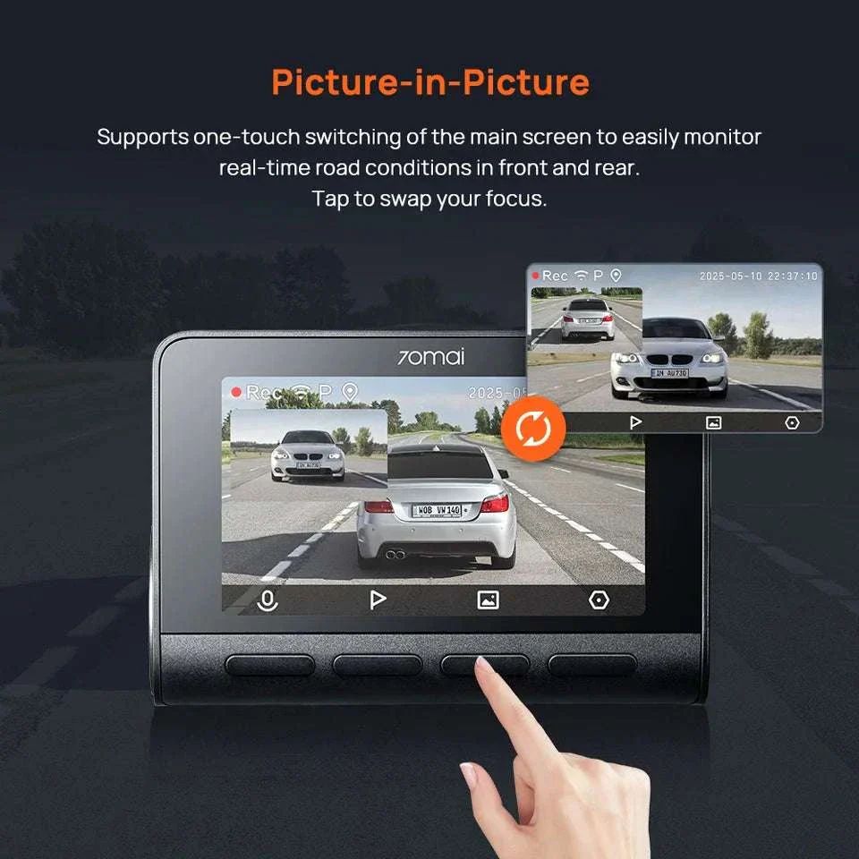 70mai A800SE 4K Dash Cam with GPS, ADAS & Voice Control - Image 19