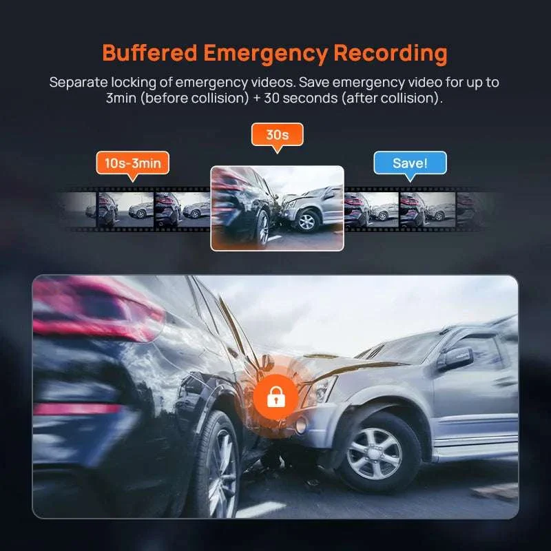 70mai A800SE 4K Dash Cam with GPS, ADAS & Voice Control - Image 4