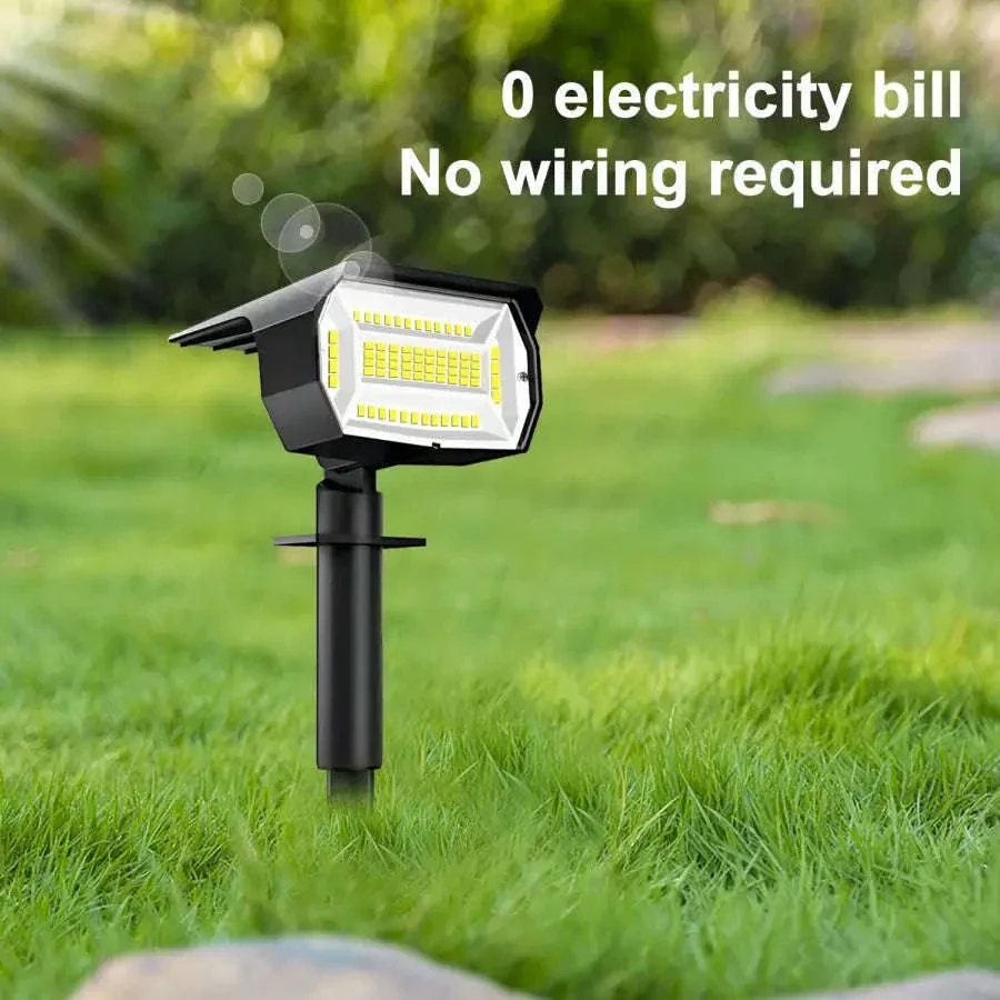 Solar Landscape Lights Outdoor Waterproof Spotlights, 72/68 LED - Image 14