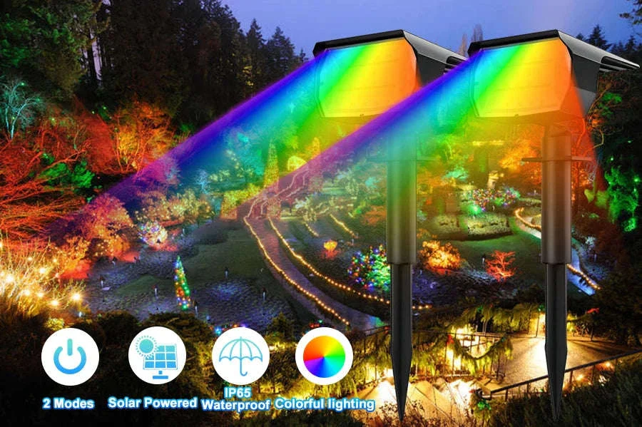 Solar Landscape Lights Outdoor Waterproof Spotlights, 72/68 LED - Image 16