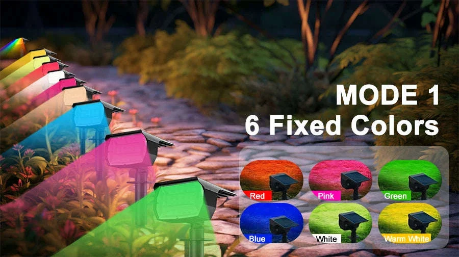 Solar Landscape Lights Outdoor Waterproof Spotlights, 72/68 LED - Image 17