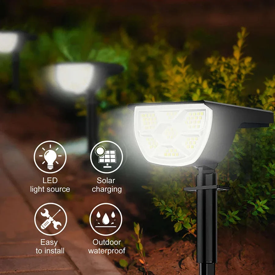 Solar Landscape Lights Outdoor Waterproof Spotlights, 72/68 LED - Image 20