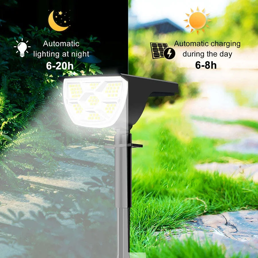 Solar Landscape Lights Outdoor Waterproof Spotlights, 72/68 LED - Image 24