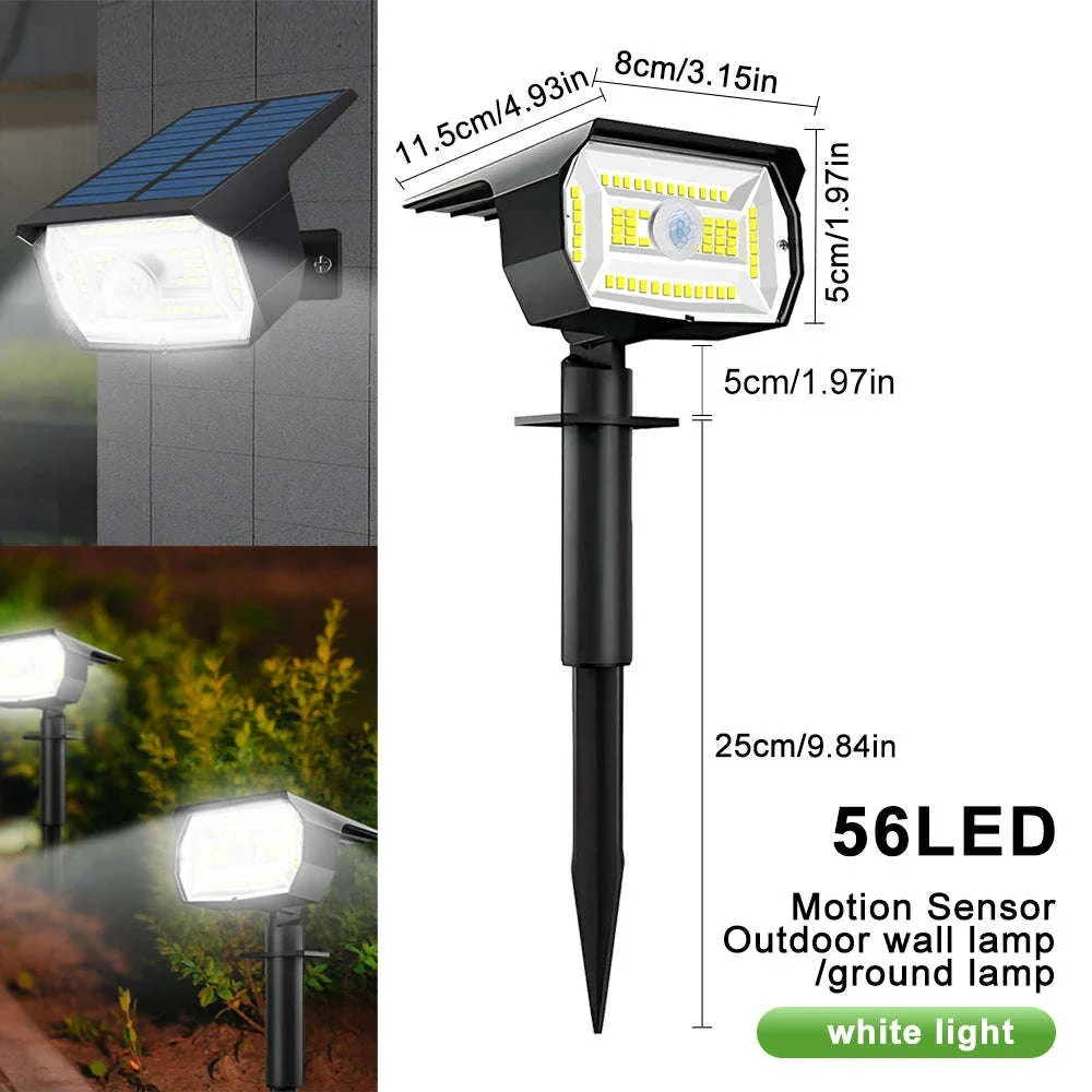 Solar Landscape Lights Outdoor Waterproof Spotlights, 72/68 LED - Image 36