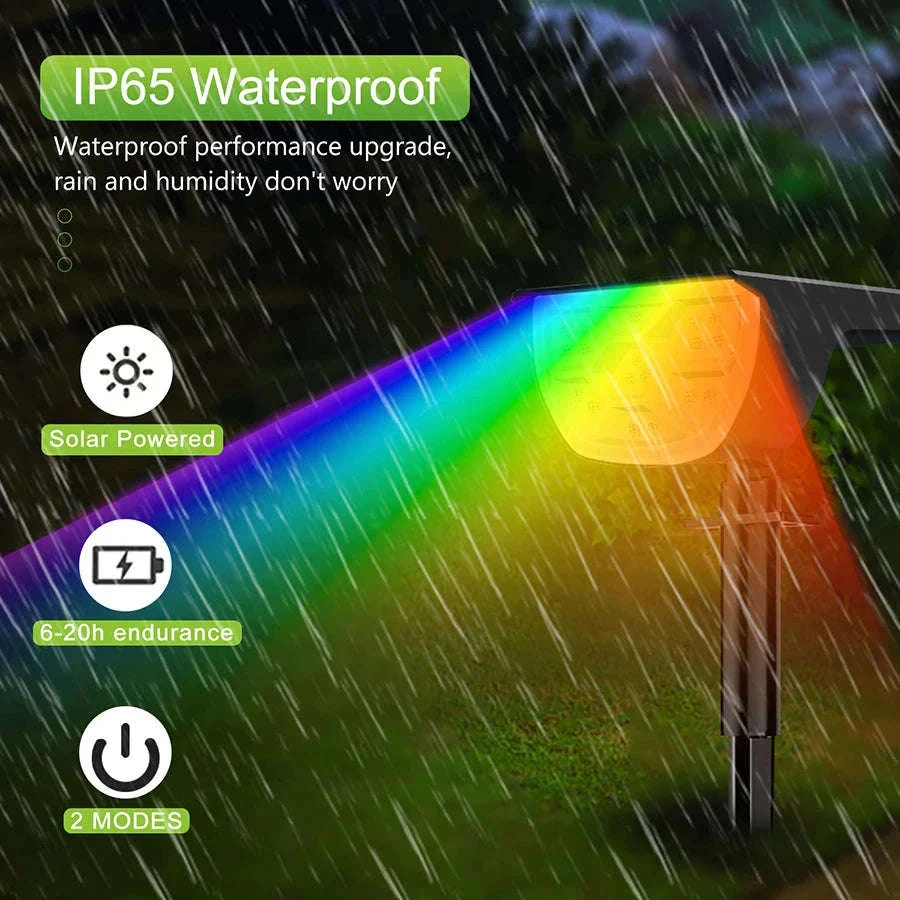 Solar Landscape Lights Outdoor Waterproof Spotlights, 72/68 LED - Image 5