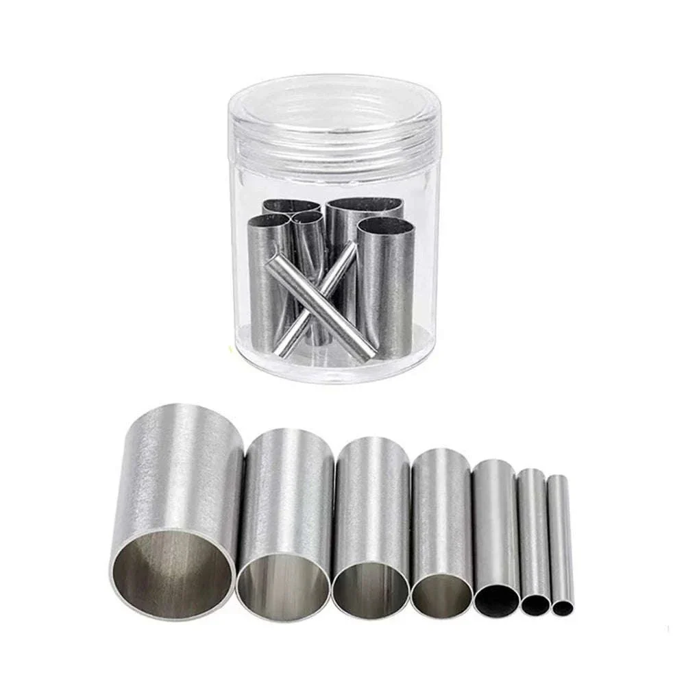 7pcs Stainless Steel Round Hole Cutter Set for Clay & Pottery - Image 12