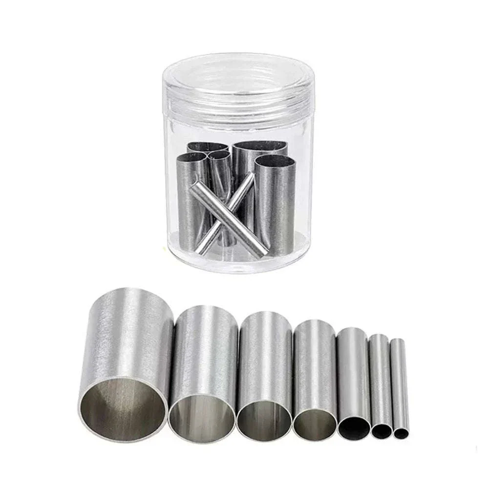 7pcs Stainless Steel Round Hole Cutter Set for Clay & Pottery - Image 14