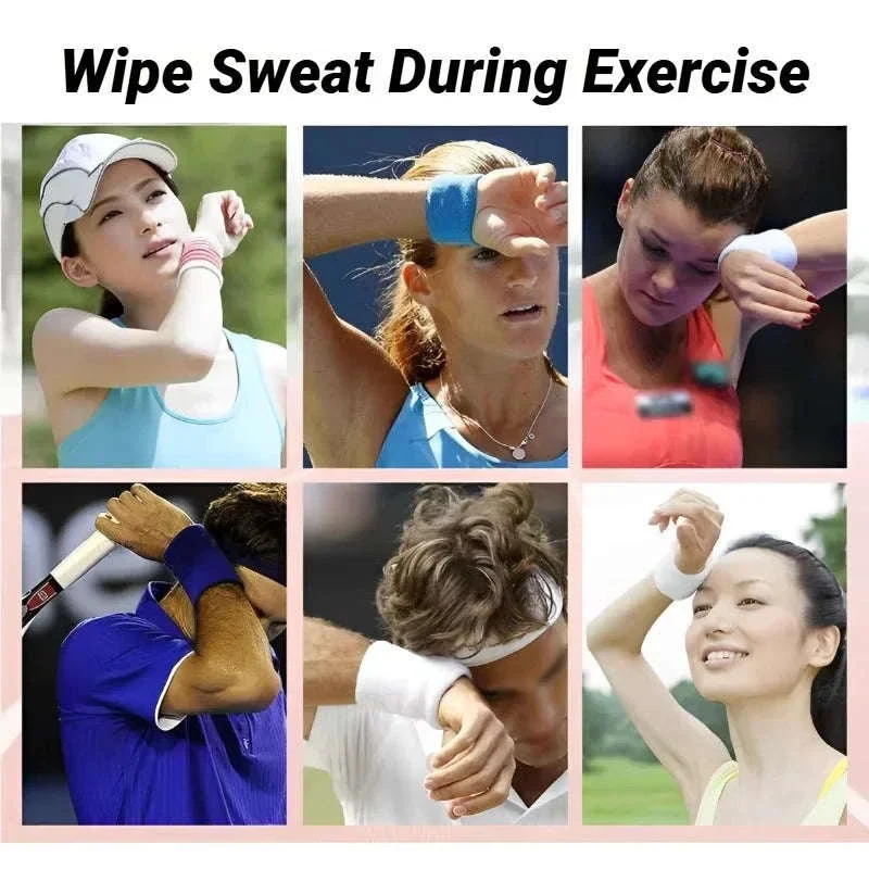 8x10CM Sports Wristbands for Sweat Control and Wrist Support - Image 2