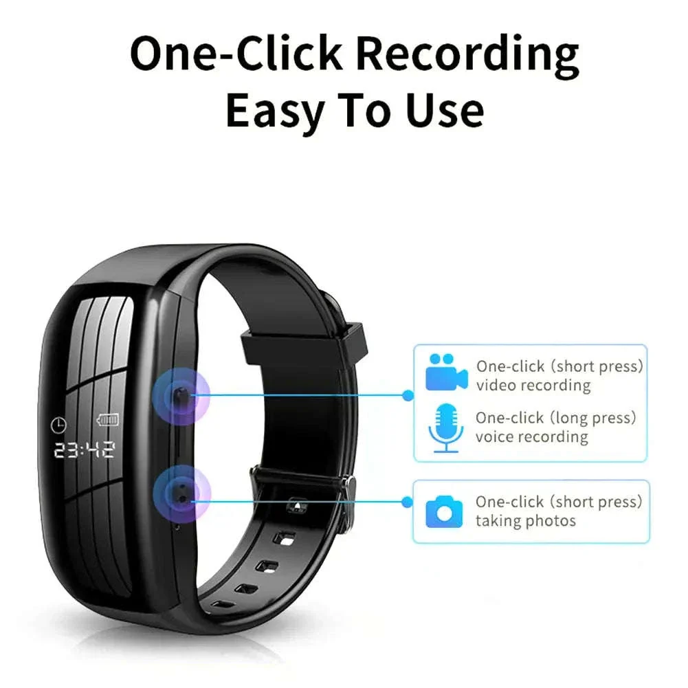 Mini Camera Watch Bracelet with 1080p Recording - Image 7