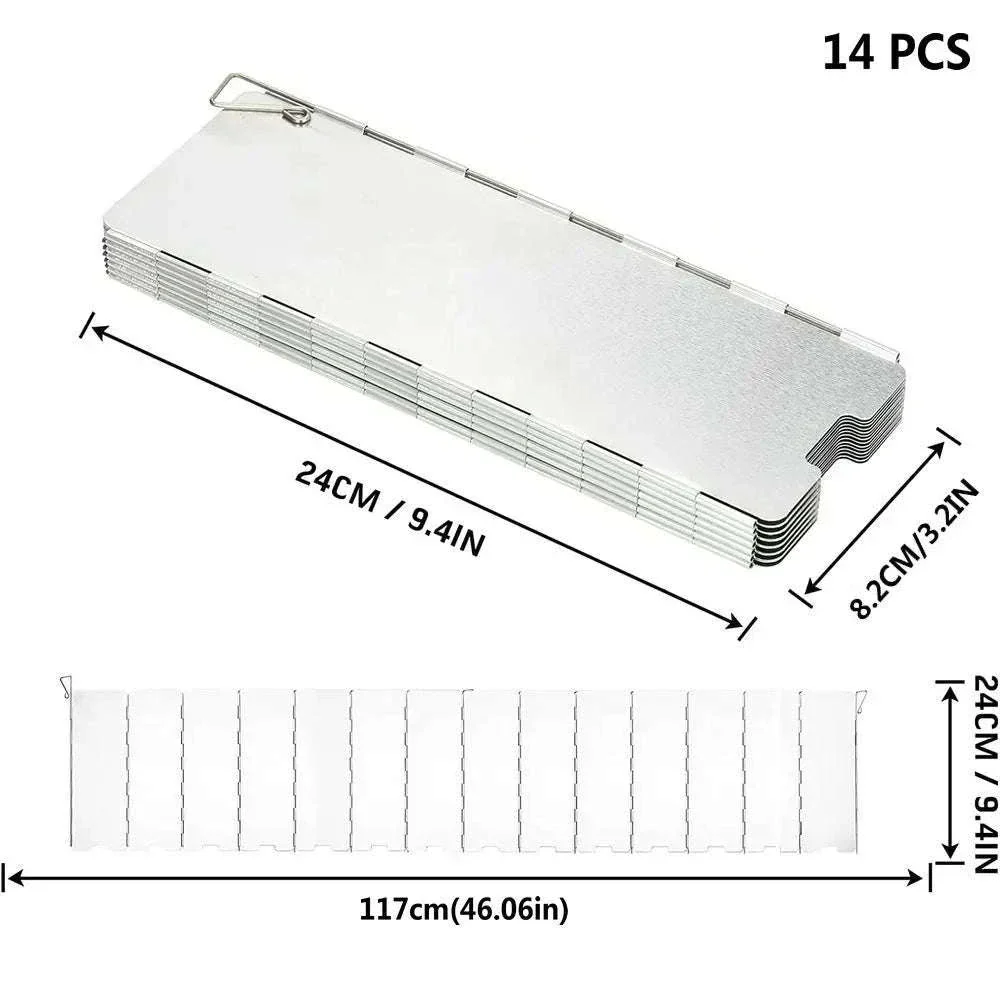 Camping Stove Wind Shield Aluminum Alloy for Stable Outdoor Cooking - Image 12