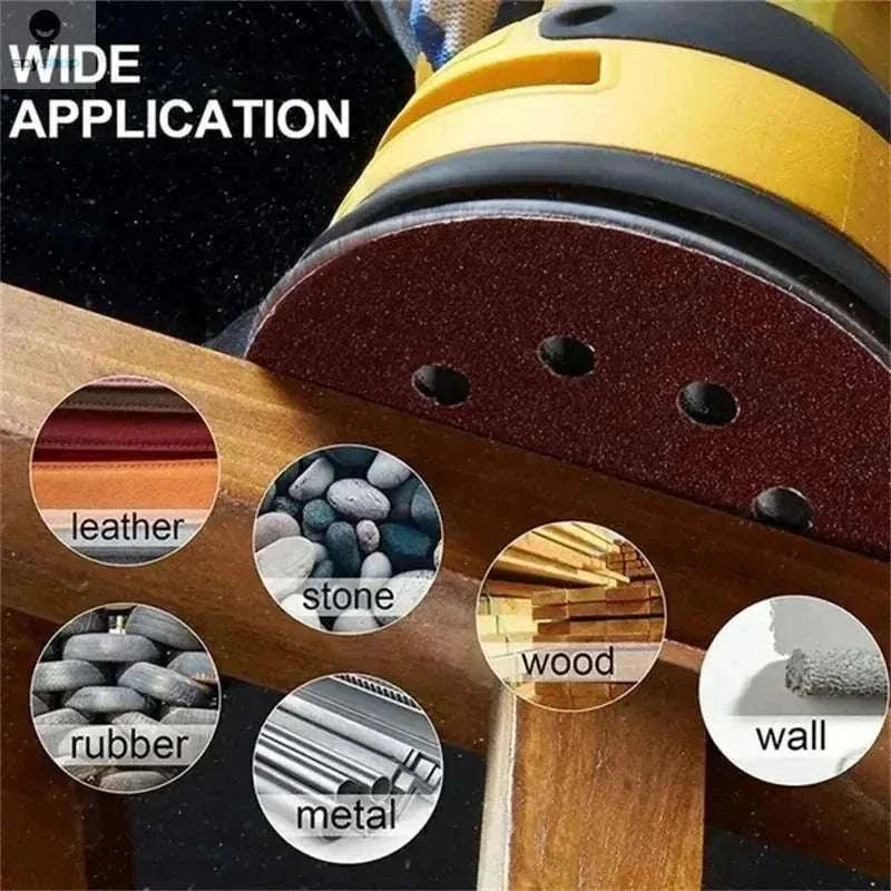 8 Hole Sanding Discs 40-2000 Grit for Smooth Finishing - Image 3
