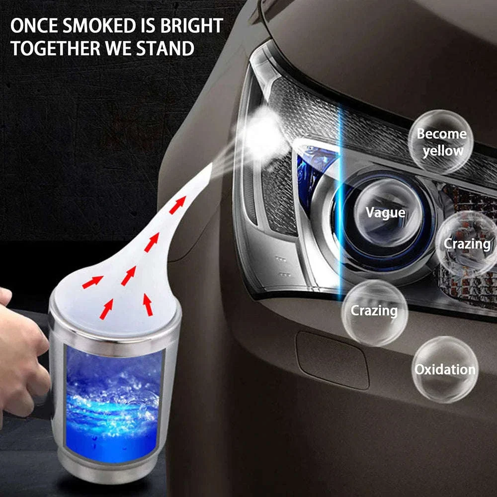 800ML Car Headlight Restoration Kit – Scratch Remover Polish Fluid - Image 3
