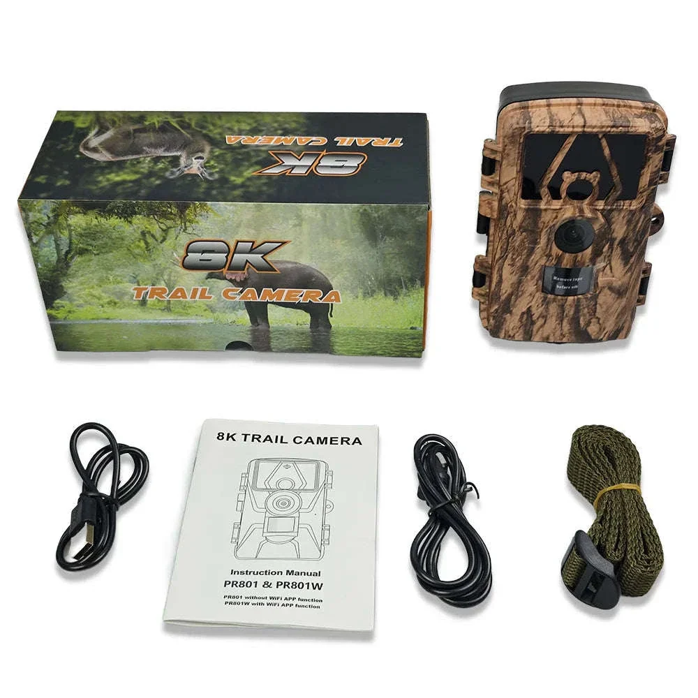 PR801W 8K WiFi Trail Camera with 60MP Night Vision - Image 2
